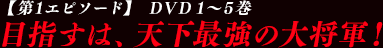 【第1エピソード】 1~5巻(1~16話)目指すは、天下最強の大将軍!